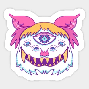 Cute monster Sticker